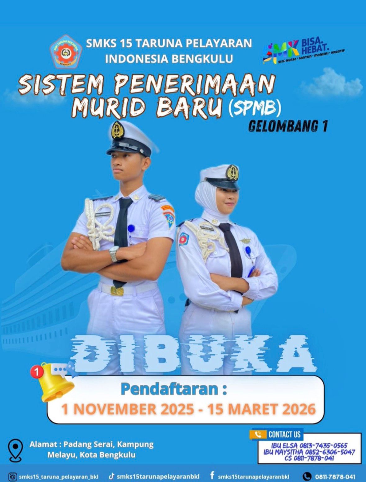 📢 SPMB GELOMBANG I TELAH DIBUKA!